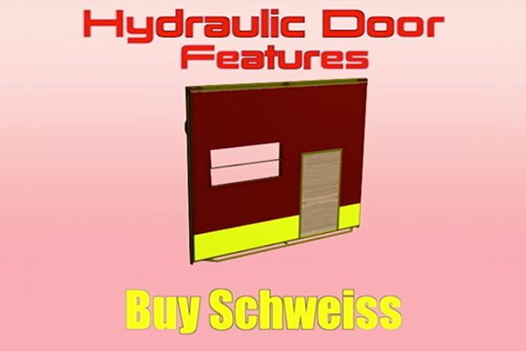 Red Power Hydraulic Door Features