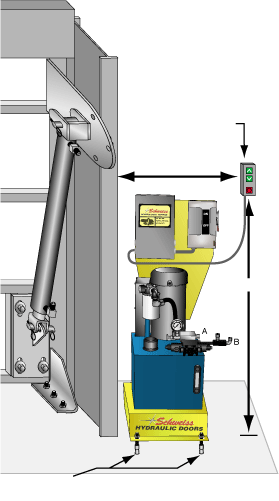 Instructions on installing the hydraulic pump